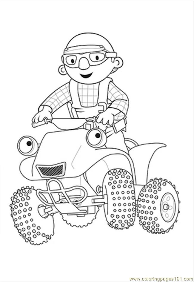 Plansa de colorat cu Bob Constructorul 95 95
